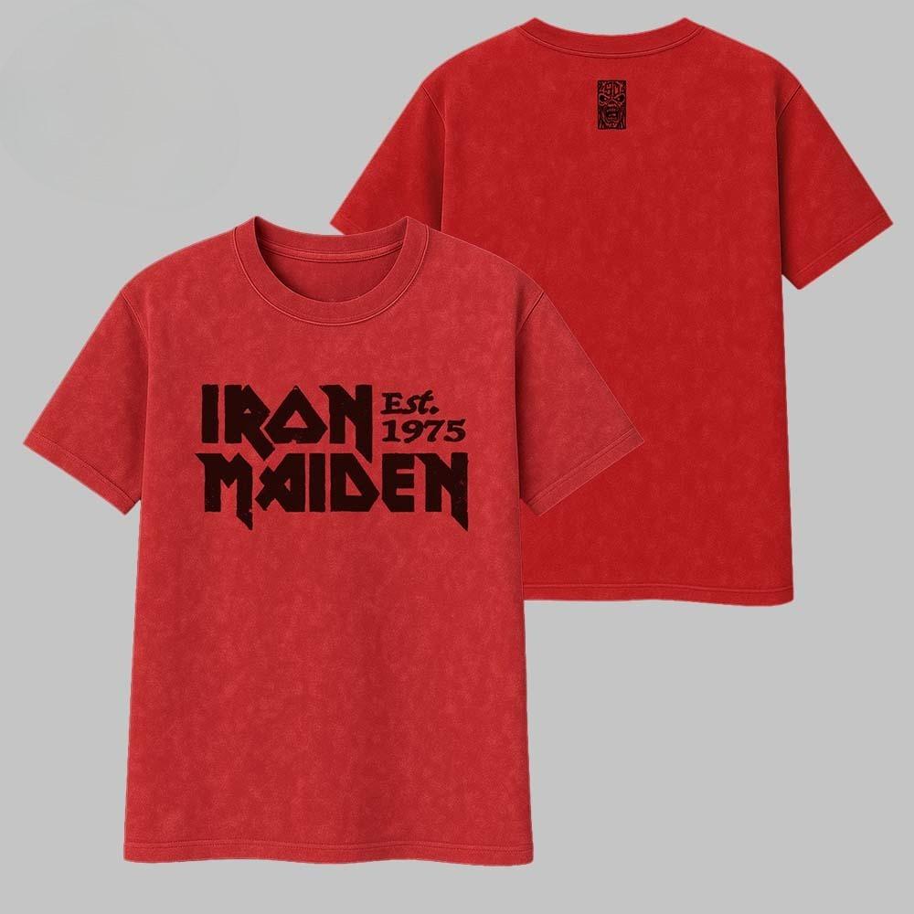 Iron Maiden Run for Your Lives World Tour 2026 Футболка с местом проведения Прага в Чехии в аэропорту Летняны 31 мая 2026 Эдди против Дьявола