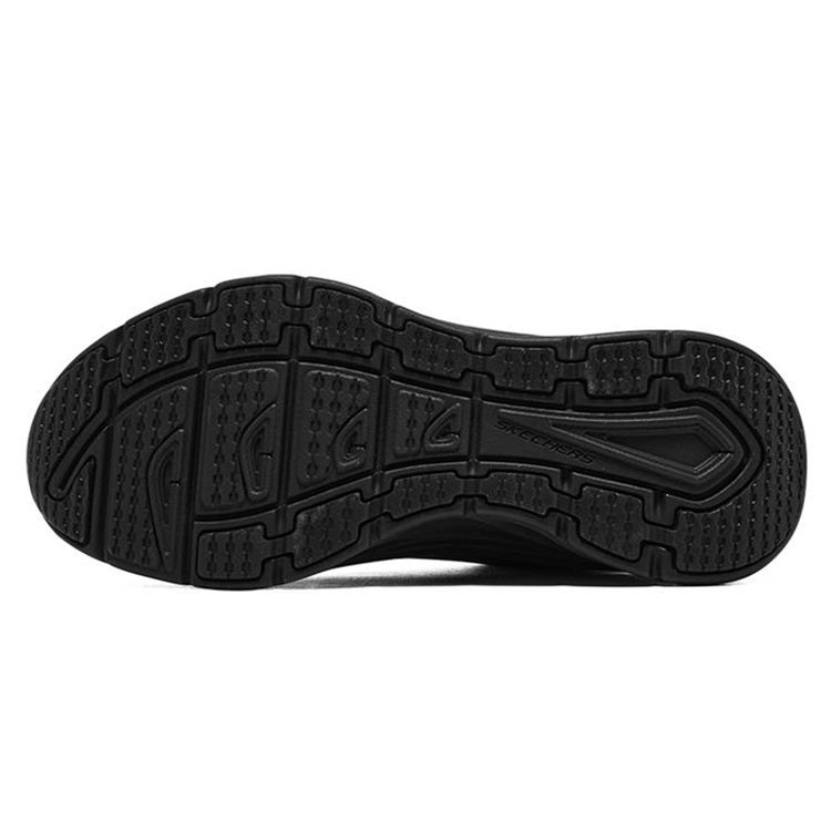 Skechers Dlux Walker Ткань Спорт Комфорт Низкие Повседневные Кроссовки Мужские Черный 232364-BBK