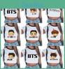 Женский топ с коротким рукавом K-pop BTS Bangtan Boys с милым рисунком, идеально подходит для лета