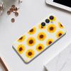 For Samsung Galaxy A16 5G/4G Case Sunflowers Pattern Printing Straight Edge TPU Phone Back Cover