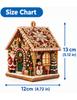3D Wooden Christmas House Diamond Art Kit Christmas House Diamond Painting Festival Decoration