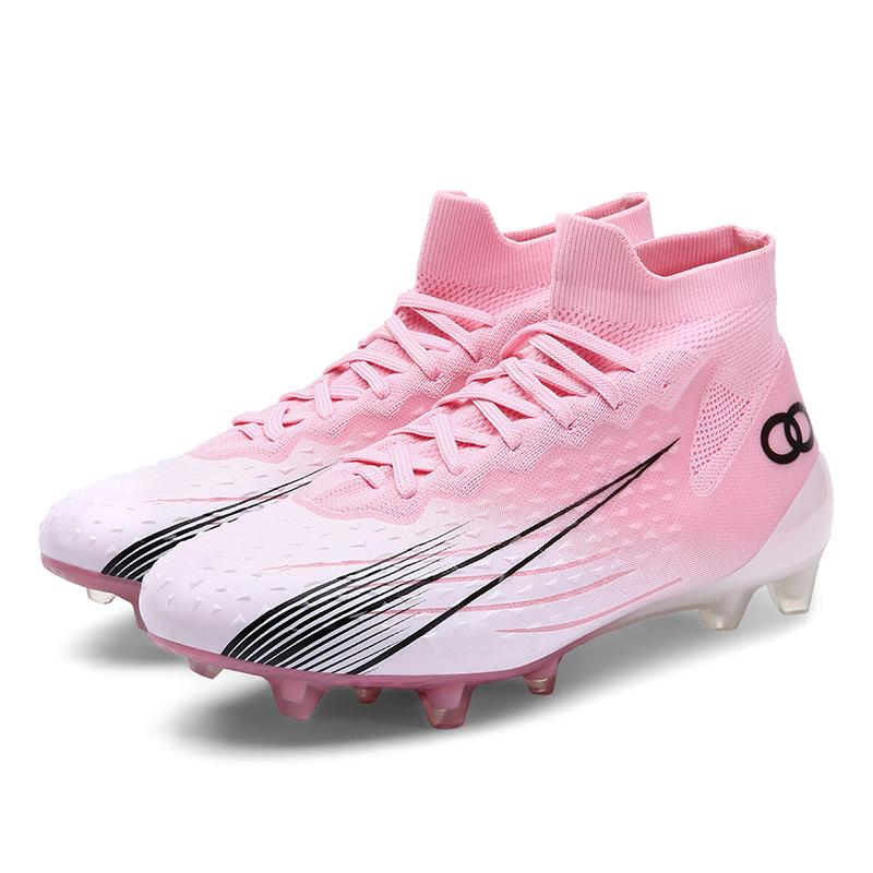 Новые мужские высокие футбольные бутсы высокого качества для профессиональных тренировок футбольные бутсы для игры на траве на открытом воздухе прочные футбольные бутсы кроссовки