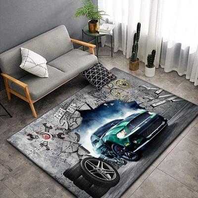 3D винтажный коврик для автомобиля, большой, ковер для гостиной, спальни, украшения дивана, коврик для кухни, нескользящий коврик для пикника, лагерь