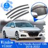 Для Honda Accord LX Inspire 10th 2018 2022 козырьки для дождевых окон, дефлектор, накладка на лобовое стекло