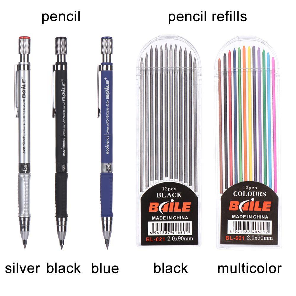 Office School Supplies Smooth Automatic Drawing Refill Activity Pencils Mechanical Pencil Lead