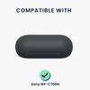 Kwmobile Чехол для наушников, совместимый с Sony, защитный чехол, пылезащитный, противоударный, силиконовый, с тисненым узором, дизайн WF-C700N -