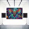 2D Flat Printing Dreamcatcher Owl Backdrop for Spiritual and Bohemian Photoshoot