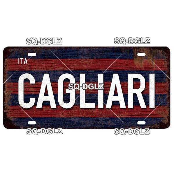 [SQ-DGLZ] Итальянский городской номерной знак, металлический знак, винтажная табличка, жестяная вывеска, настенный декор, декор для бара, плакат с флагом DULIN/ROMA/MILAN
