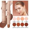 Double Head Highlighter Stick Enhances Facial Shading In Three Dimensions Contour Stick