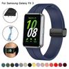 Strap For Samsung Galaxy Fit 3 Watch Band Magnetic Buckle Silicone Wristband For Samsung Galaxy Fit 3 Bracelet Replacemen Correa