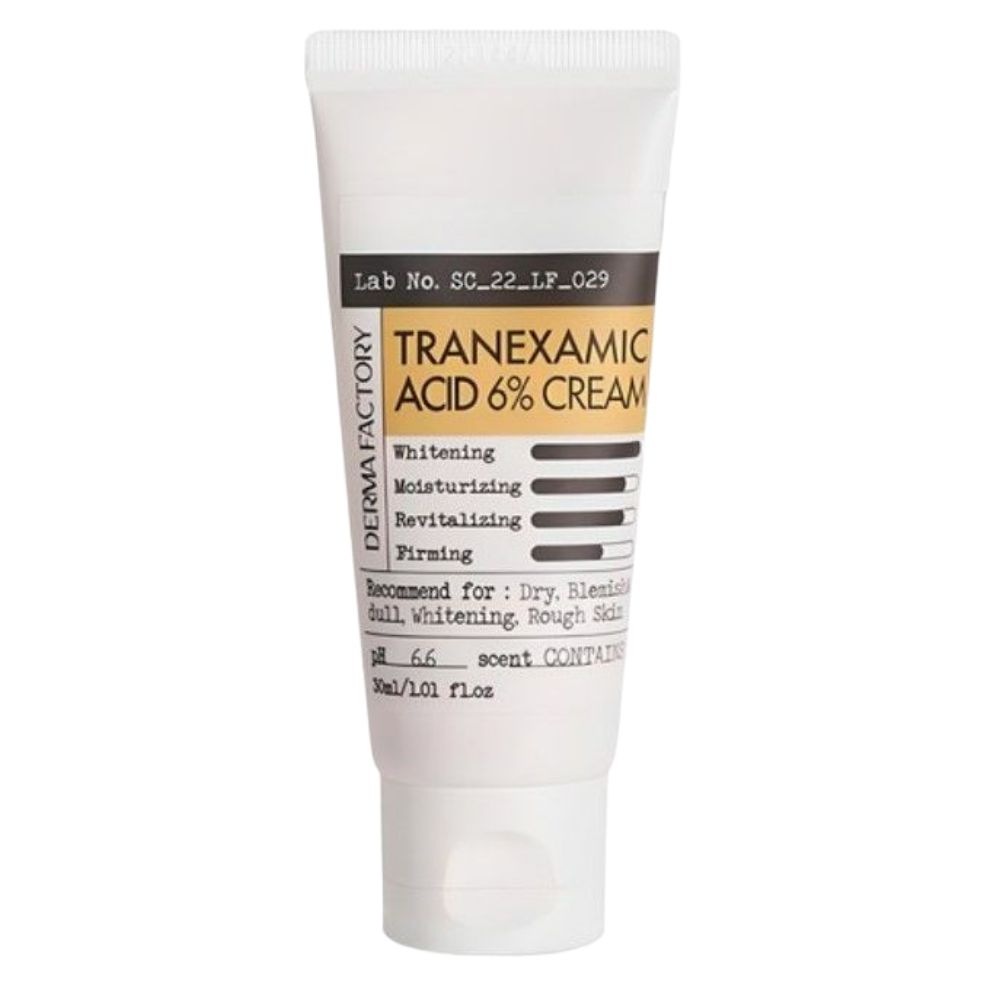 Derma Factory Крем с транексамовой кислотой 6% Коррекция темных пятен Осветляющий уход 30 мл