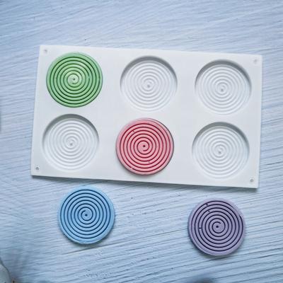 Прочная силиконовая форма для выпечки льда с шестью гравитационными формами для выпечки, кухонные принадлежности, форма для печенья