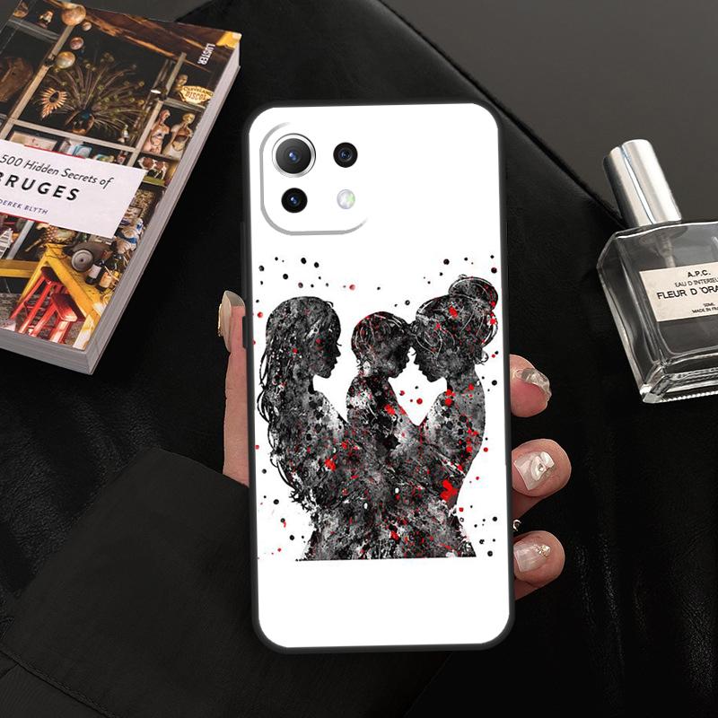 Мама Дочь Девочка Сын Папа Чехол Для Xiaomi 14T 11T 12T 13T Pro 13 14 15 Ultra POCO X7 Pro X3 X5 X6 F5 F6 M6 Pro Обложка
