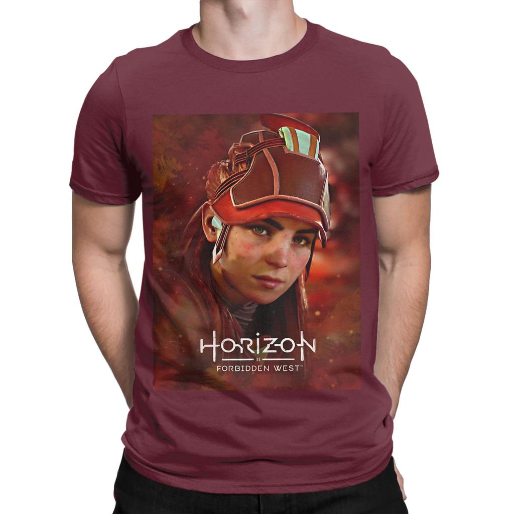 Horizon red Graphic Funny 100 Cotton TShirt Horizon Tops Tees For Unisex