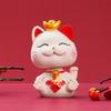 Украшение для рабочего стола Lucky Cat из смолы - милое мультяшное украшение для офиса