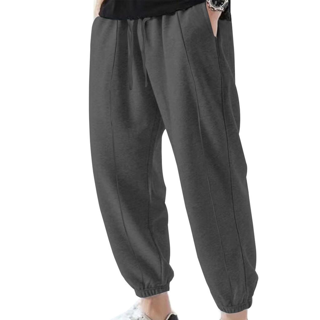 Мужские свободные повседневные спортивные брюки Мужские повседневные брюки большого размера с завязками