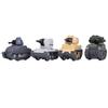 4pcs 1/64 Alloy Tank Model Toy Highly Simulation Children Kid Pull Back Vehicle Toy
