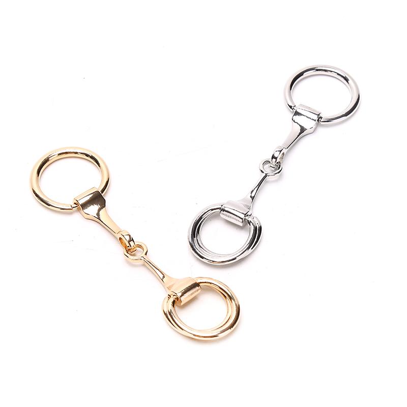 Silk Scarf Clip Dual-use High-grade Small Square Scarf Buckle Horsebit Buckle Vintage Trendy Charm Shawls Brooches