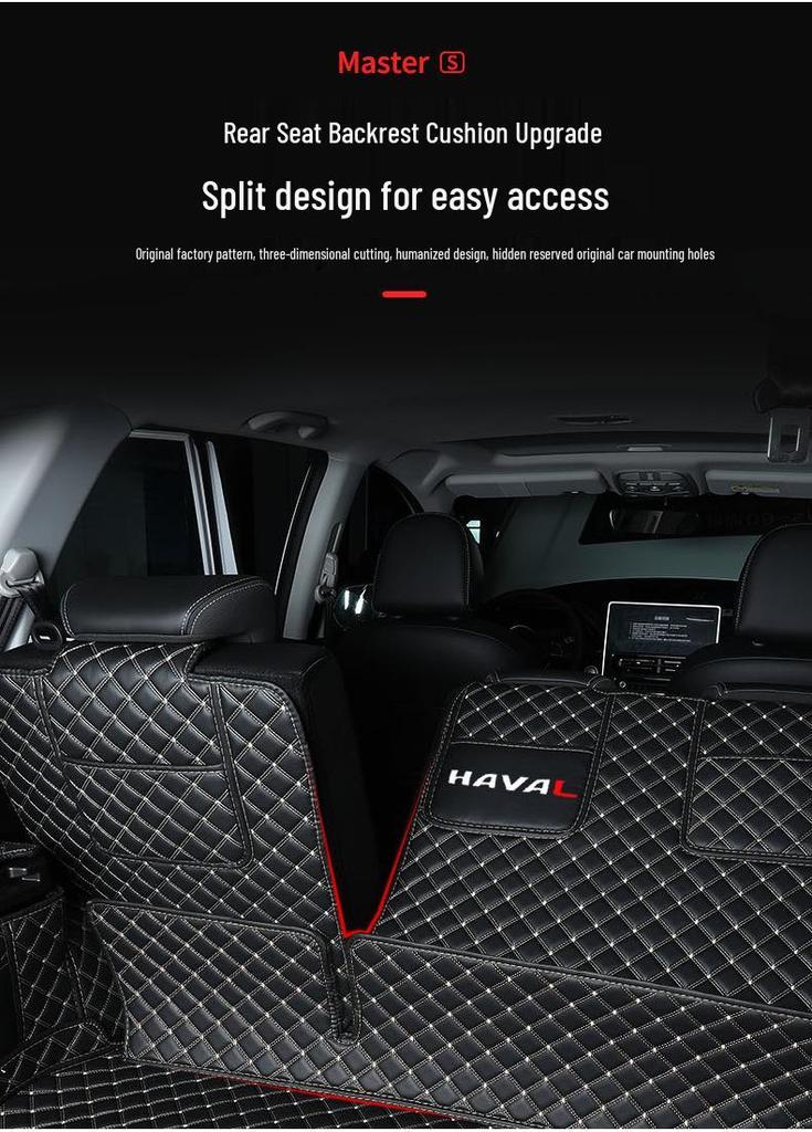 Haval M6 Plus 25 Коврик в багажник с бортиками - Коврик в задний отсек салона