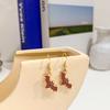 2022 Cartoon Cute Oil Drop Bat Holiday Cartoon Character Ear Hook Personality Earrings Earrings