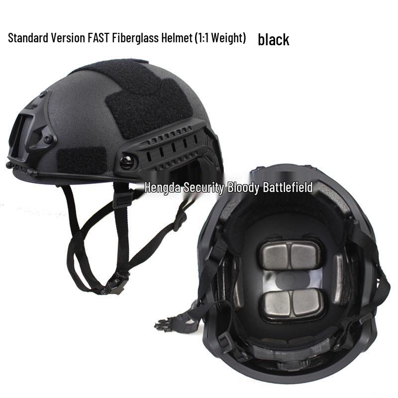 Cross CE Certified Tiger Stripe Tactical FAST Helmet, 1.5KG Fiberglass, Anti-riot Security Training.