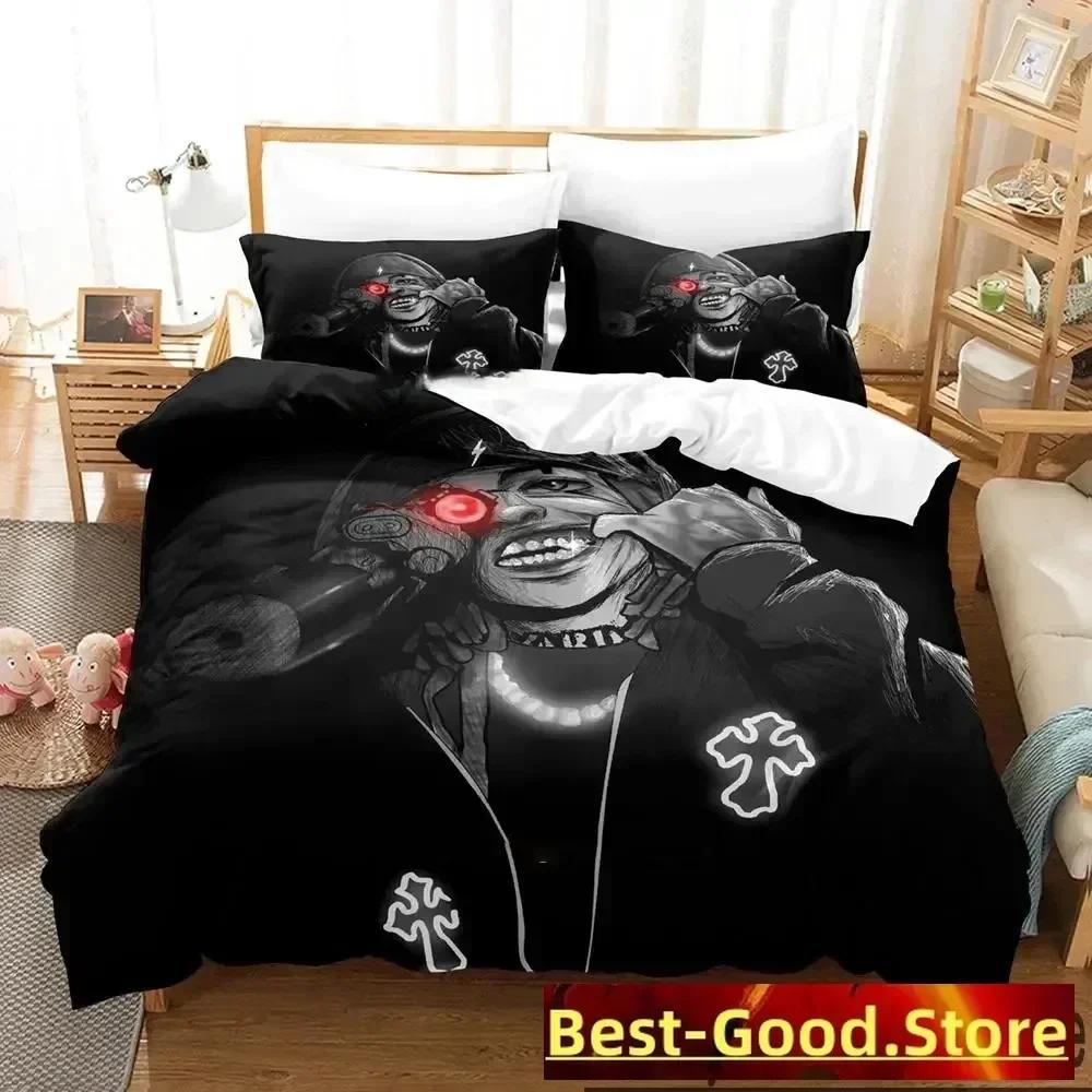 3D Принт Zillakami Рэпер Постельное Белье Мальчики Девочки Полуторный Двуспальный Королевский Размер Пододеяльник Наволочка Кровать Мальчики Взрослый Домашний Текстиль
