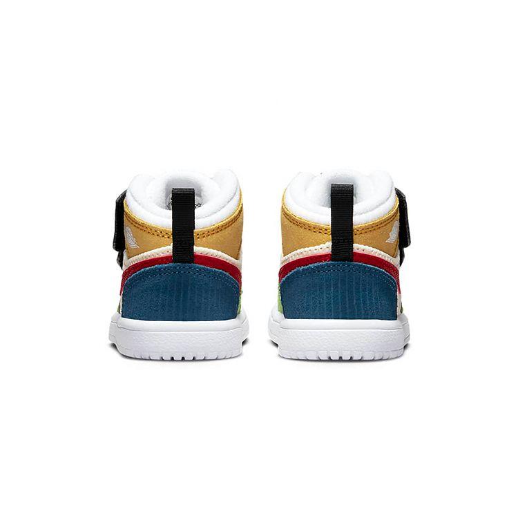 Air Jordan 1 Mid ALT SE TD Жемчужно-белый Спортивный красный DR6961-100