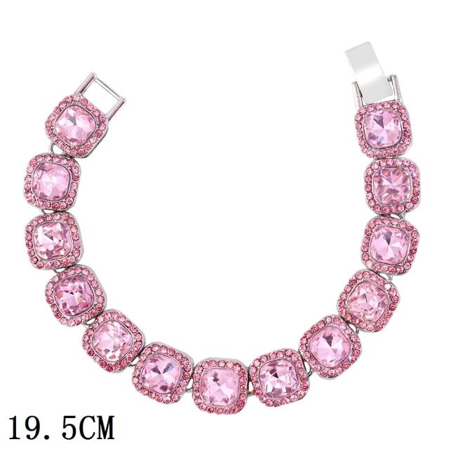 Новый модный роскошный 12 мм кубинский браслет-цепочка с ледяным звеном для женщин и мужчин, золотой серебряный цвет, блестящий браслет со стразами, ювелирные изделия