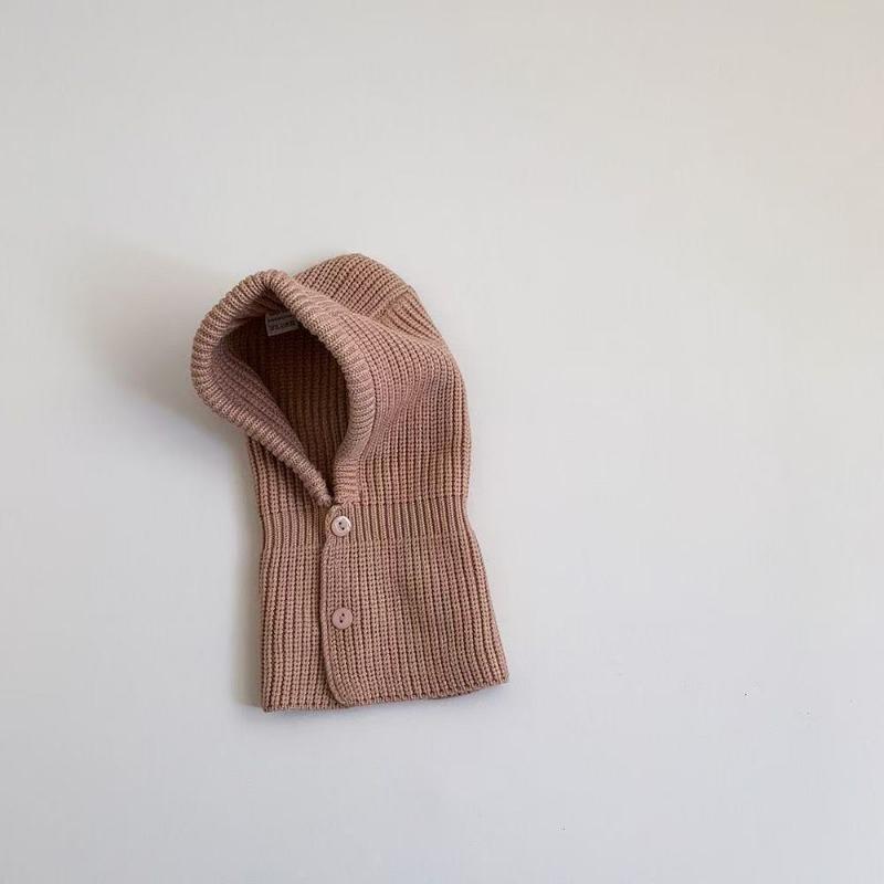 Осень и зима новый однотонный теплый с защитой ушей детская шапка однотонная для мальчиков и девочек ветрозащитная детская шерстяная вязаная шапка