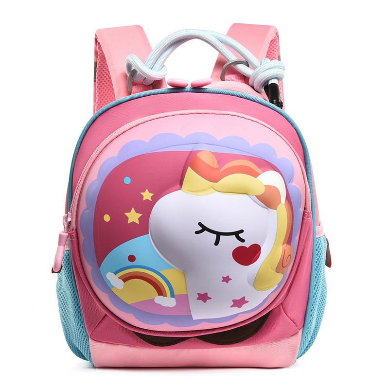 Pattern Horse Dinosaur Kids Backpack With Lightweight Schoolbag Cute Bag Gift