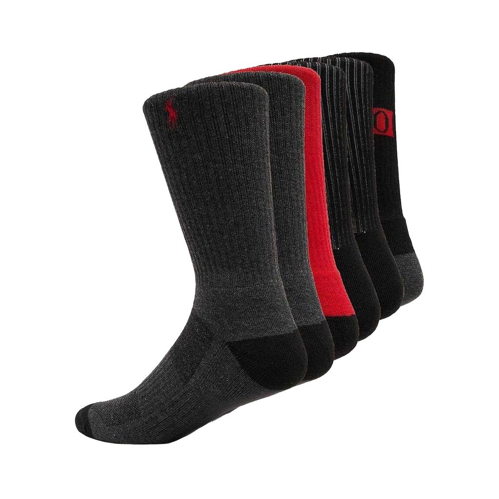 Ralph Lauren Mens Polo Ankle Socks (Pack of 6)