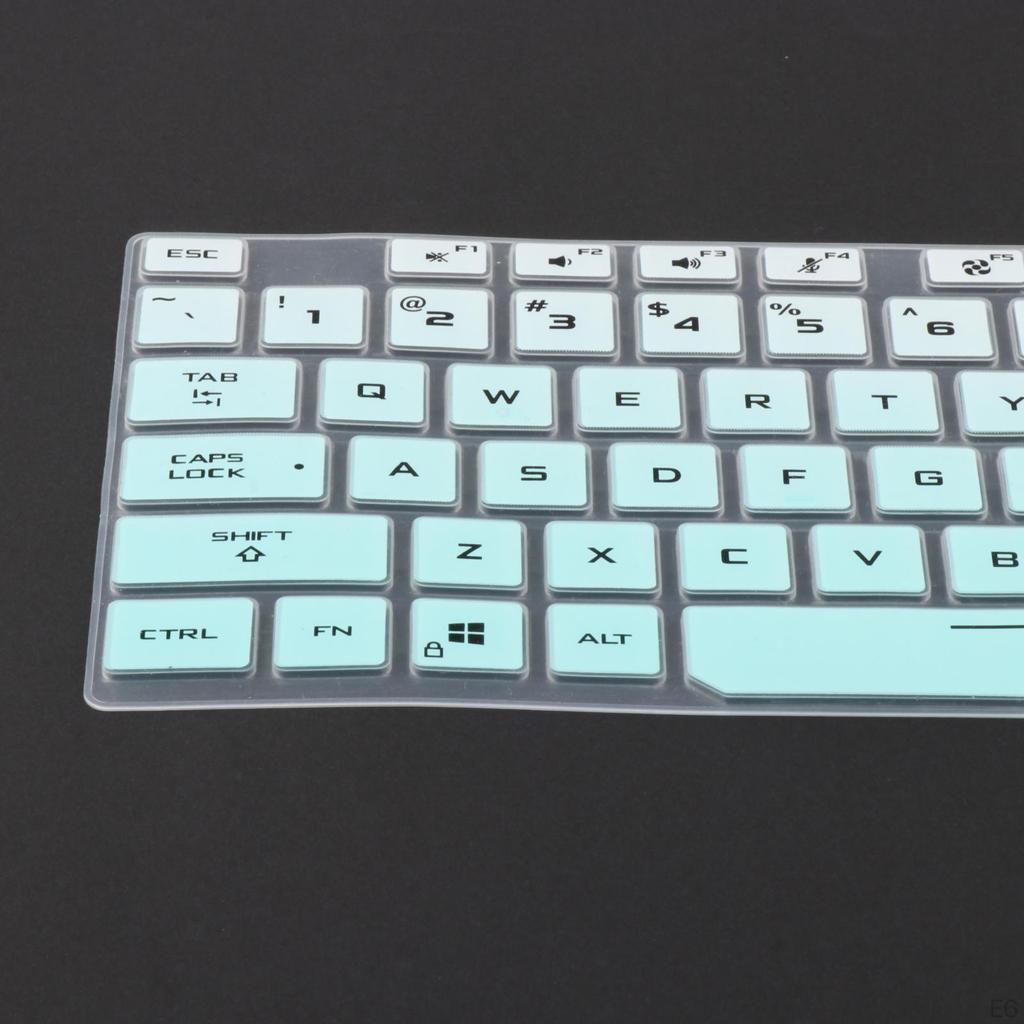 Универсальная защитная пленка для клавиатуры для ноутбуков ASUS TUF Gaming A15, аксессуары черного цвета 