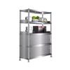 Beifu Stainless Steel 4-Tier Kitchen Storage Cabinet