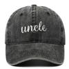 Washed Cotton Embroidery Baseball Cap Vintage Baseball Cap Fashion Couple Baseball Hats
