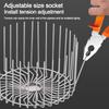 Stainless Steel Roof Floor Drain Downpipe Strainer Leaf Debris Trap Balcony Drainage Cover Anti-blocking Rain Pipe Cap