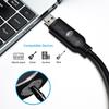 DSD TECH SH-AU20B USB - 6,35 мм TS Аудиоадаптер, поддерживает частоту дискретизации 96 кГц 24 бит.