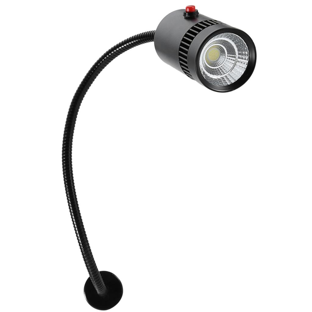 7W  LED Adjustable Neck Machine Tool Lathes Lamp Magnetic Mount