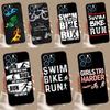 Чехол Swim Bike Run Triathlon для Realme C75 C71 C55 C53 C67 C61 C33 C63 C51 10 11 12 13 14 Pro Plus C65 GT7 15 Pro
