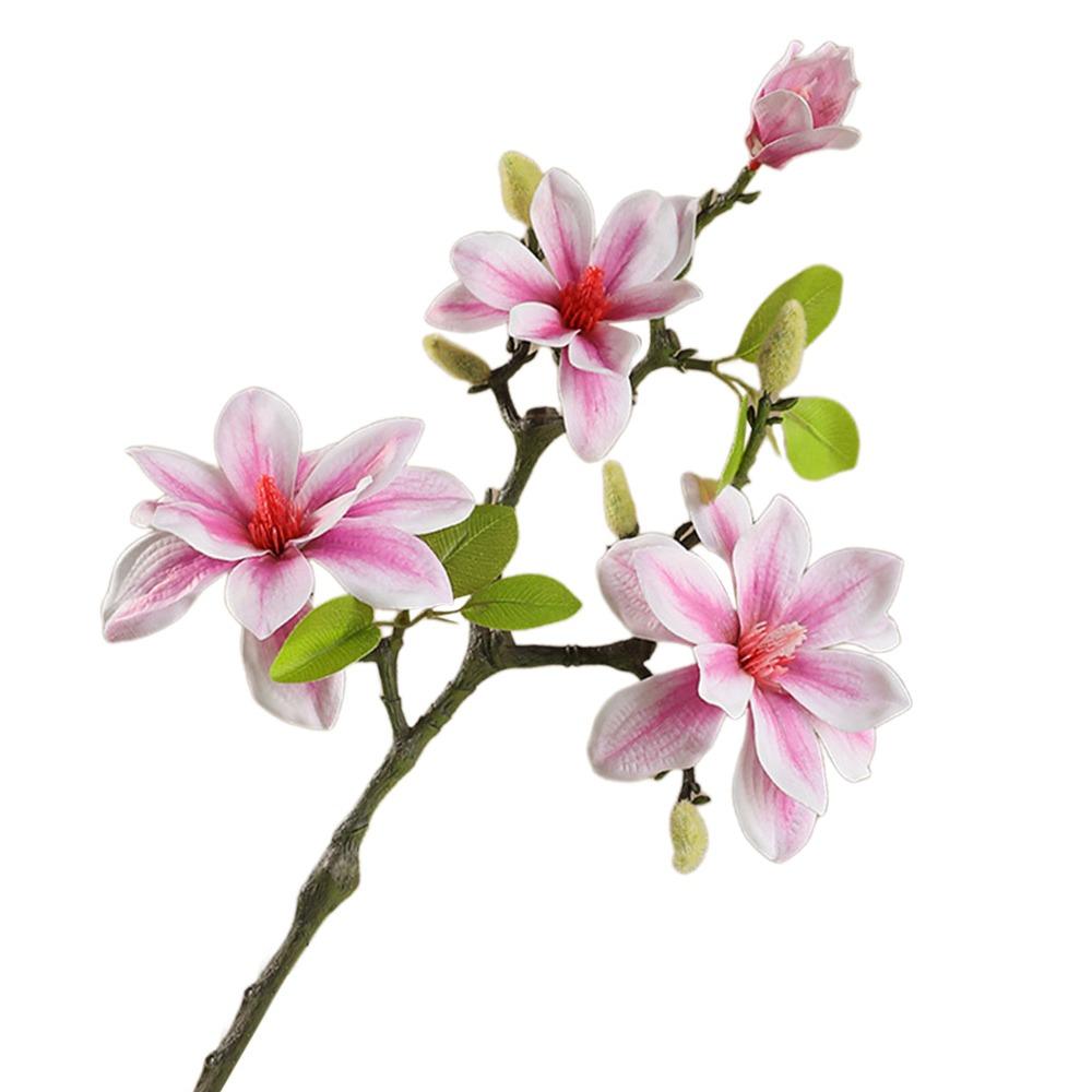 New Chinese Style Simulation Yulan Magnolia Real Hand Feel Fake Flower  Home Decoration