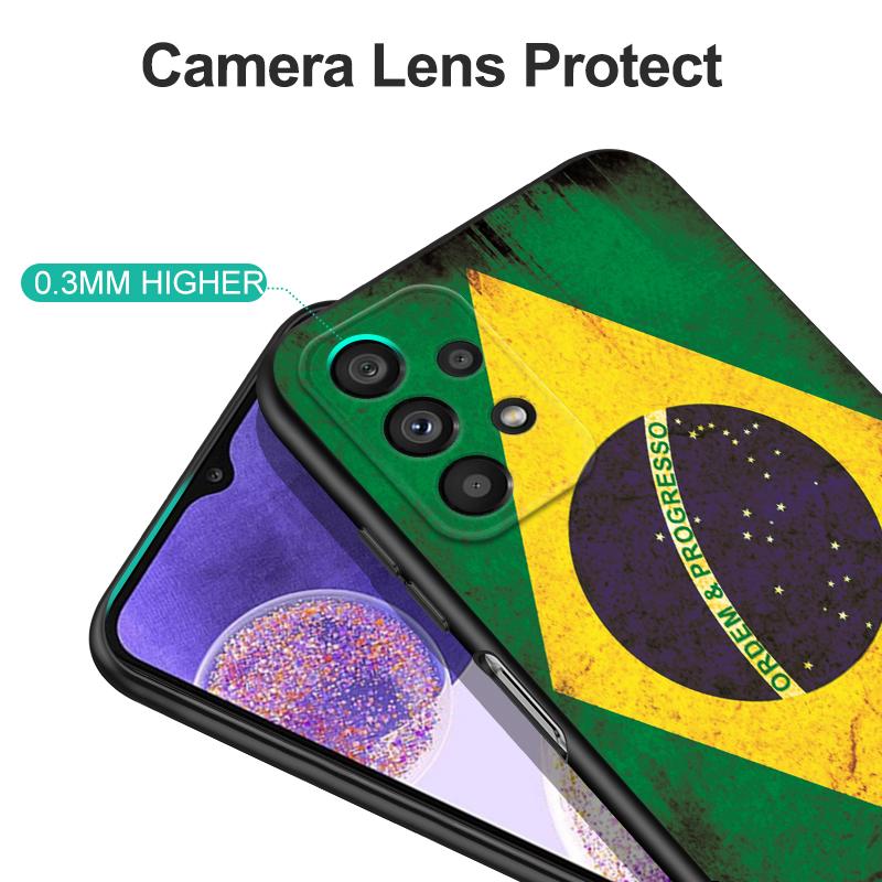 Черный чехол из ТПУ для Vivo Y30 Y30G Y31 Y53S Y33 Y33S Y33T Y67 Y51 Y51S Y51A 2021 2022 2020 4G 5G флаг Бразилии Рио-де-Жанейро