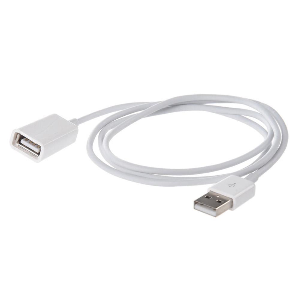 USB A Male To Female M / F Extension Cable White About Extension A 100cm Female Existing Cables Y7N1