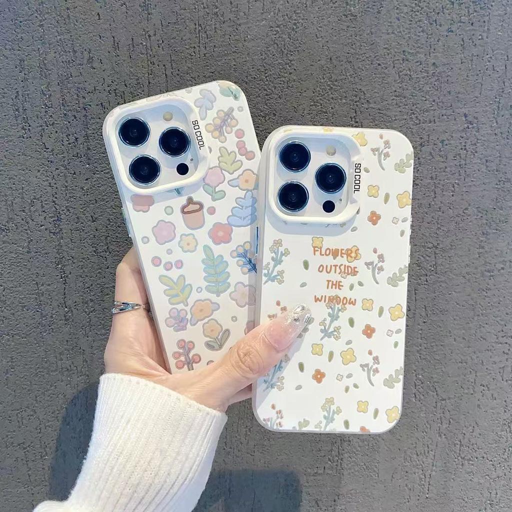 Маленькая цветочная аппликация чехол для мобильного телефона iPhone11promax 11 Apple 11pro литературный 11pro милый 11 мультяшный