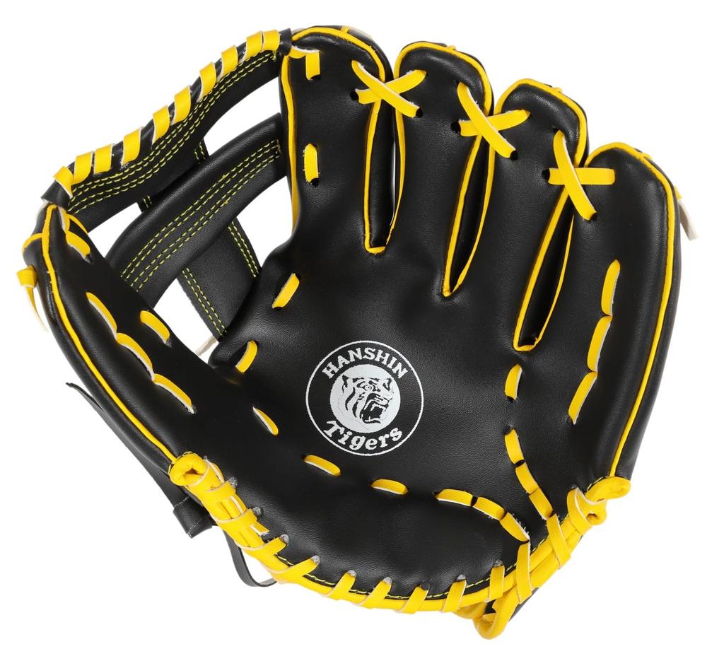 Набор перчаток для ловли Hanshin Tigers x GP Baseball Мягкий бросок Родитель-ребенок (Включает мяч) Правша