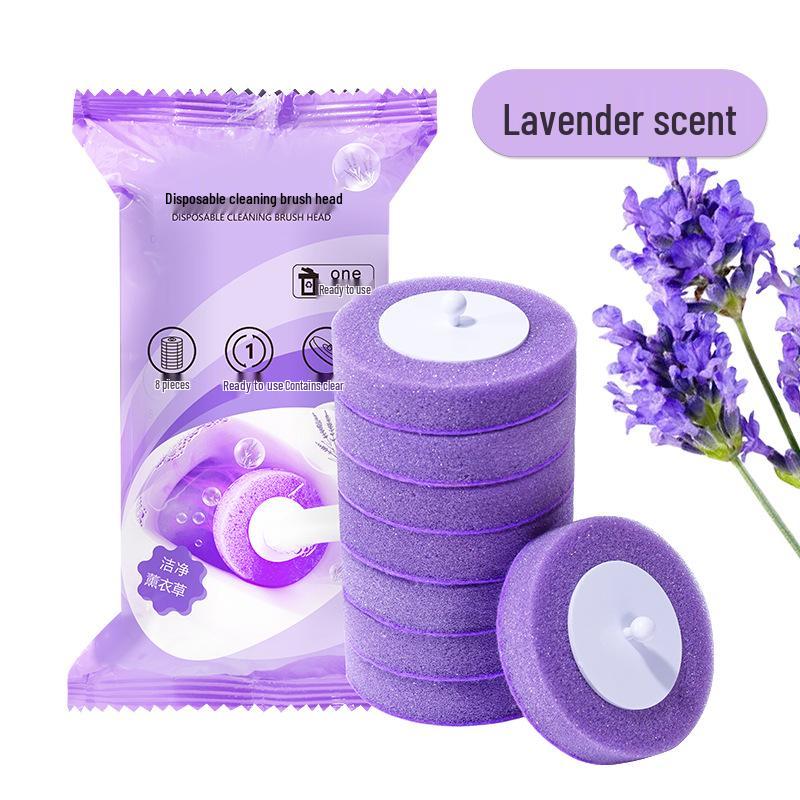 Настенная одноразовая туалетная щетка для эффективной уборки ванной комнаты 2024