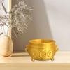 Yousheng 3D Printed Golden Treasure Bowl Wealth Prosperity Basin Figurine Bring Good Luck Fortune Money Pot Feng Shui Ornament