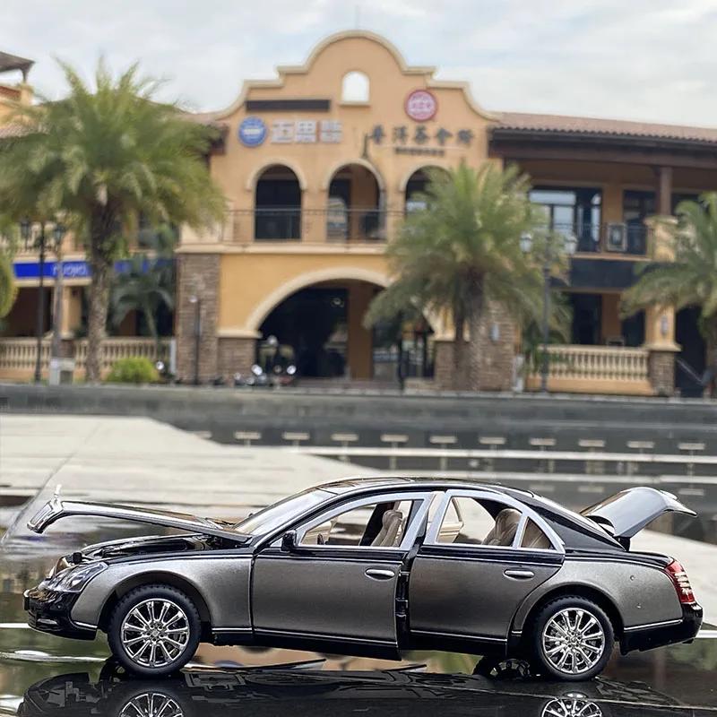 1:24 Maybach 62s S650 Сплавная Модель Автомобиля Литые и Игрушечные Транспортные Средства Игрушечная Машина Металлическая Коллекция Игрушка Детские Игрушки для Детей Детские Подарки
