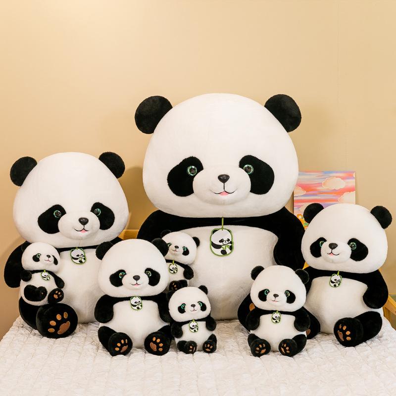 Cute National Treasure Giant Panda Plush Toy Doll Panda Beibe Doll Souvenir Gift Mascot Street Stall Gift