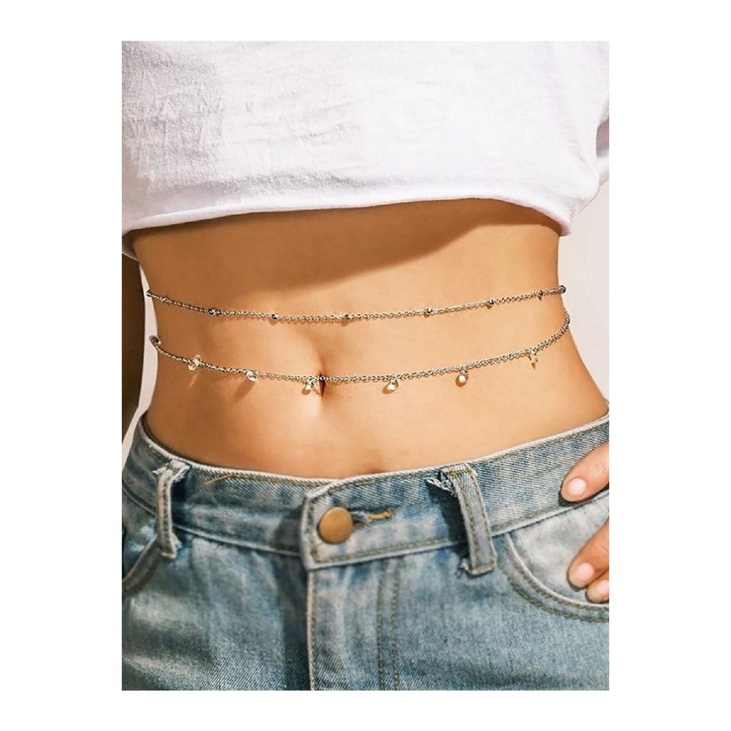 Special Design Waist Chain Silver