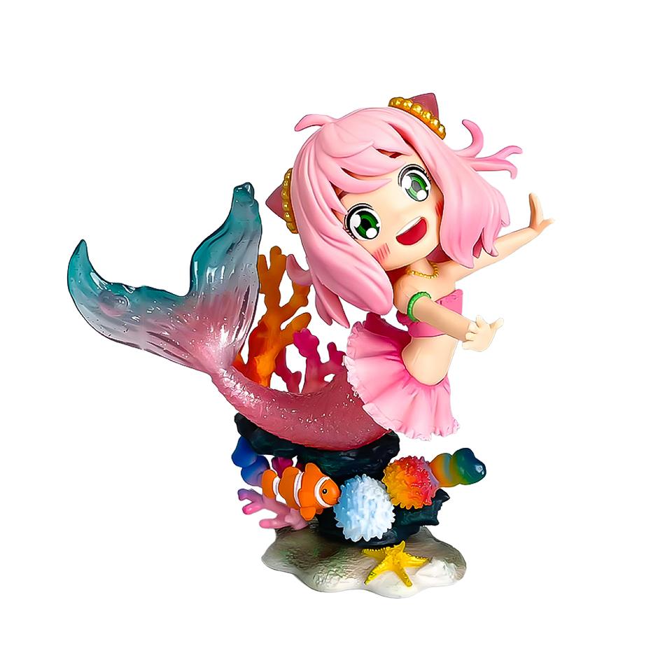 13 см Аниме Аня Форджер Фигурка Косплей Русалка Аниме Периферия ПВХ Модель Статуэтка Коллекция Декор Украшения Детский Подарок Игрушки