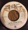 7inch Record RITA COOLIDGE - (Your Love Has Lifted Me) Higher An 1922S A&M Records 1977 Canada Pop Used